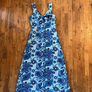 Vintage 60’s floral dress RARE Lou-Ette California
